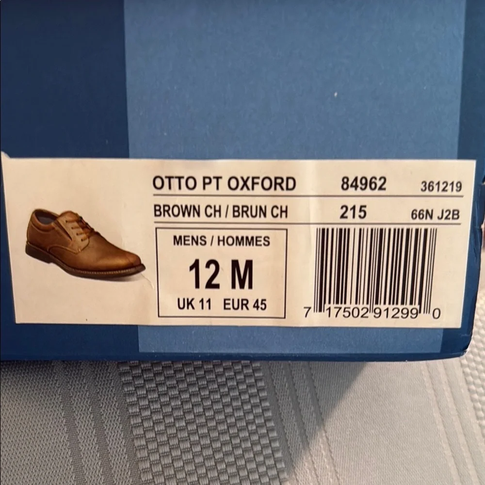 Nunn Bush Men's Dark Brown Leather Oxfords - Picture 3 of 3